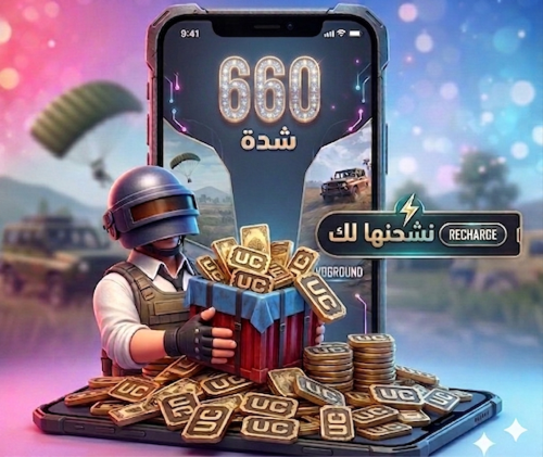 شدات ببجي 660 شدة.