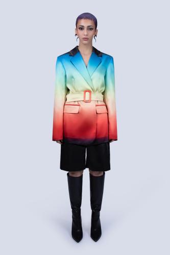 Heat Temperature Gradient Blazer