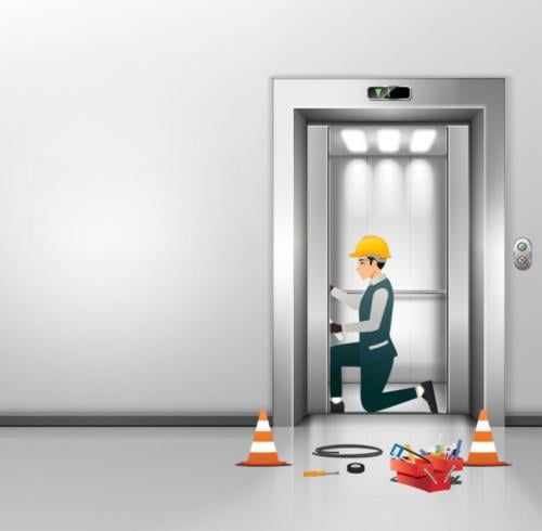 عقد صيانة مصعد لمدة سنتين