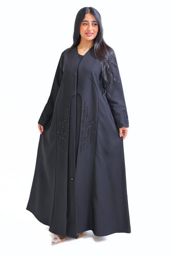 عباية لف مطرزة من الامام يدوي 1223001