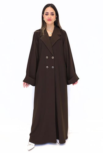 عباية جيوب بأزرار كبيرة 1116020