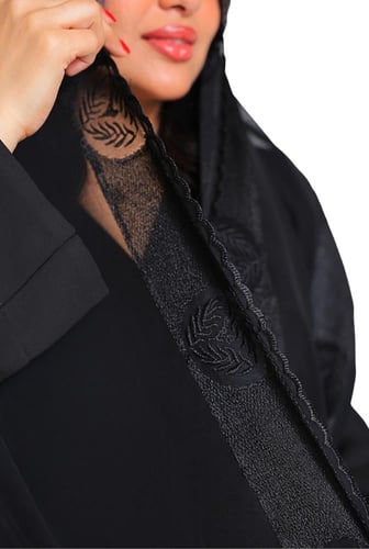 طرحة مطرزة شيفون 148101