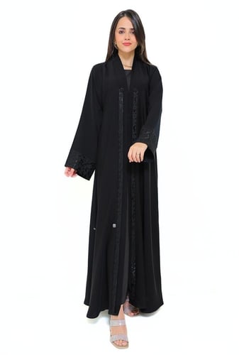 عباية كم جاكر ناعم بكرستال 1208101