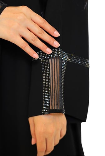 عباية نص كم كرستال 1218701