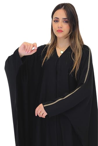 عباية بشت مطرزه بلون ذهبي 1197901