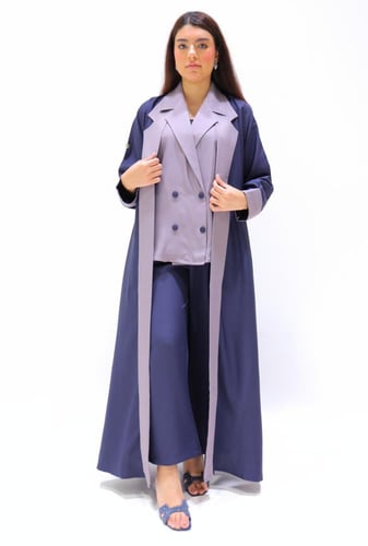 عباية ثلاث قطع ملون 1167318