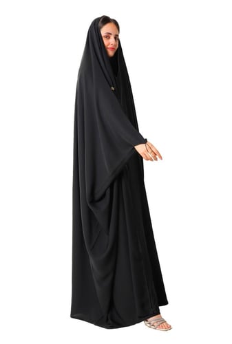 عباية راس بشت سادة بدون طرحة 1039