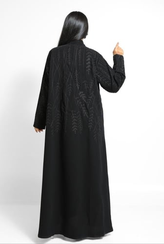 عباية لف مطرزة اسود 1238901