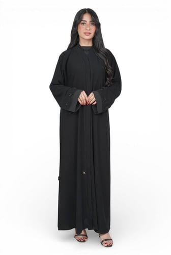 عباية بأزارير مطرزة في الكم 1260001