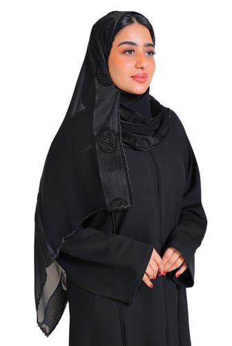 طرحة مطرزة شيفون 148101