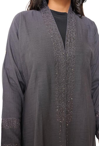 عباية لف لينين مطرزة 1167419