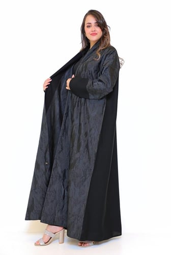 عباية لف قماش مموج من الامام 1183801