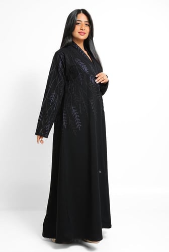 عباية لف مطرزة بكحلي 1238918