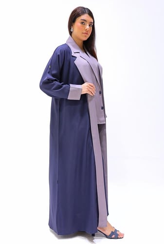 عباية ثلاث قطع ملون 1167318