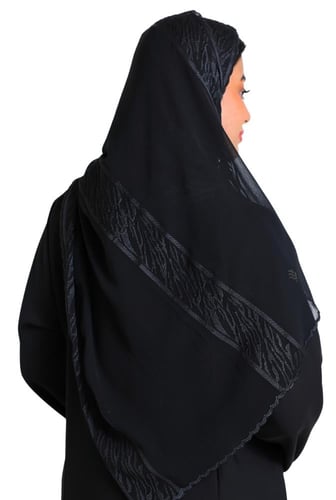 طرحة مطرزة شيفون 146301