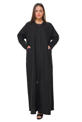 عباية بجيوب مطرزة 1113501