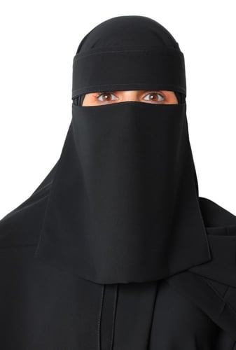 نقاب مطاط صغير وسط بمشبك 20138