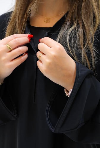 عباية ثوب سادة كم مربع 102901