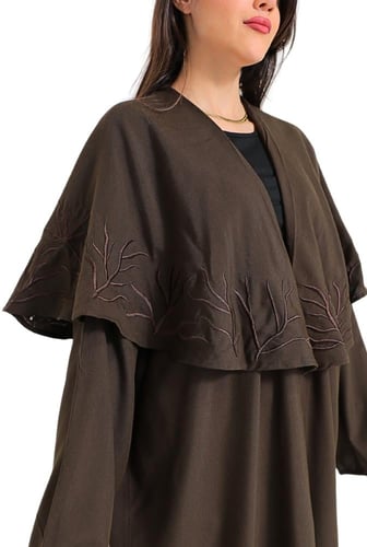 عباية لف بقطعة مطرزه 1214113