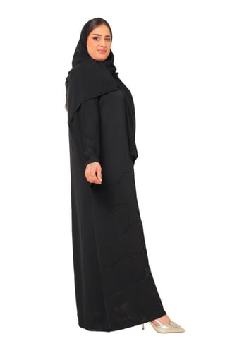 عباية تطريز اسود 1036701