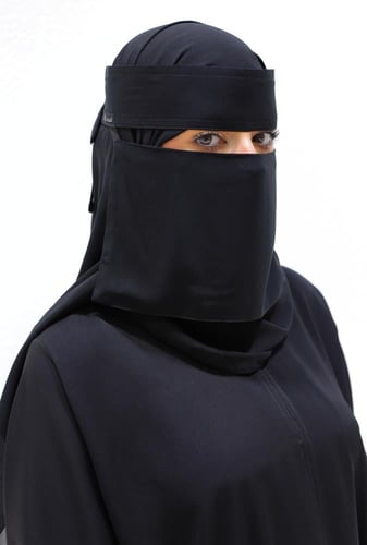 نقاب قصير مبطن 10145