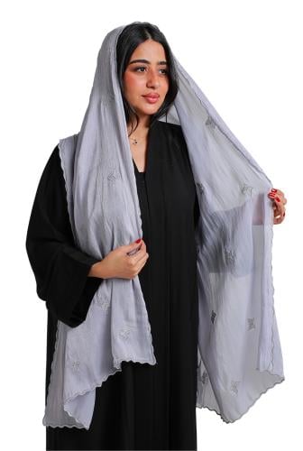 طرحة لنن مطرزه 146209