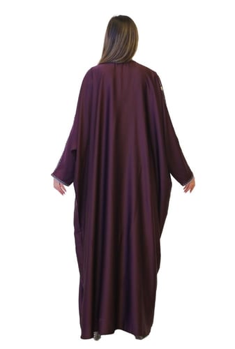 عباية حرير خفيف صيفي مطرزة 1144915