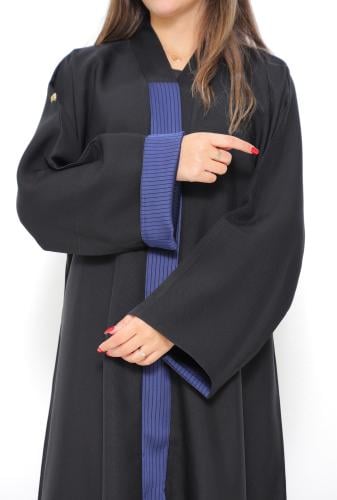 عباية بقماش كحلي 1187118