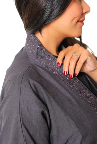 عباية لف لينين مطرزة 1167419