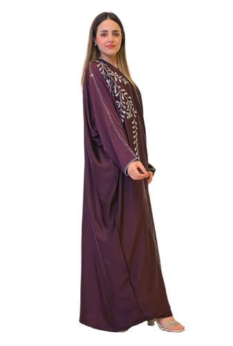 عباية حرير خفيف صيفي مطرزة 1144915