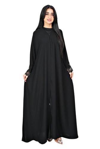 عباية انيقة بتطريز في الاكمام 1259001