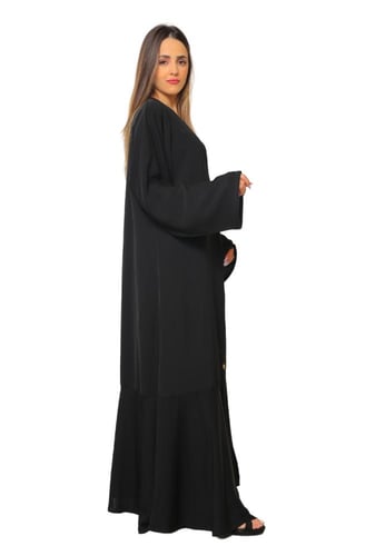 عباية حرير الفاخر بقصة كلوش 1089001