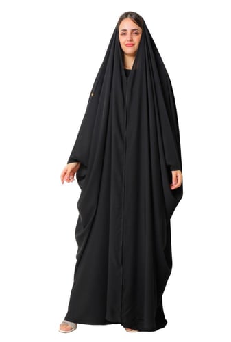 عباية راس بشت سادة بدون طرحة 1039