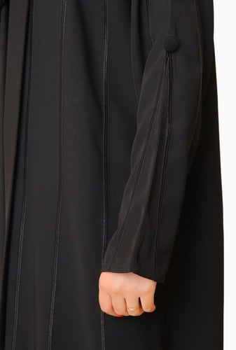 عباية كريب ملكي فاخر ربع كلوش 1107601