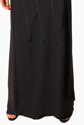 عباية كريب ملكي فاخر ربع كلوش 1107601