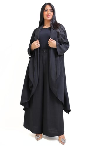 عباية لف قصير مع بنطلون 500601