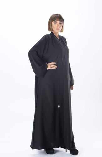 عباية حرير سحاب 101701