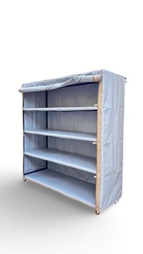 دولاب رصاصي 4 رفوف