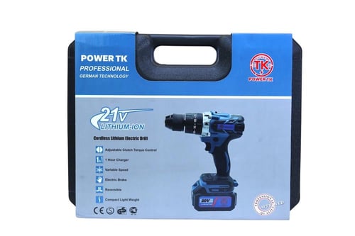 دريل لاسلكي 120 نيوتن متر | POWER TK | بطارية 20V...