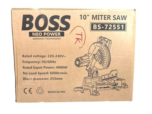 منشار طاولة كهربائي احترافي 10 إنش 4000 واط - BOSS