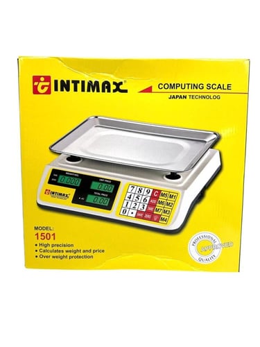 ميزان إلكتروني رقمي INTIMAX بسعة عالية وشاشة عرض م...