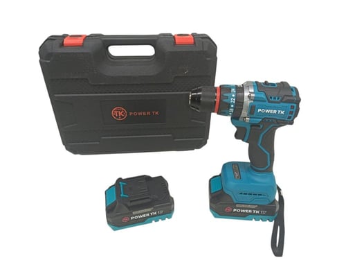 دريل كهربائي 90 نيوتن | POWER TK | بدون فحمات مع ب...