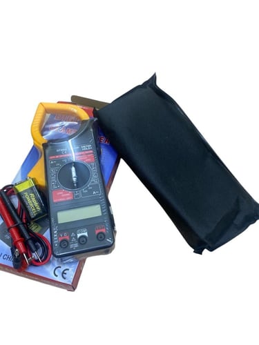 جهاز قياس أمبير Clamp Meter رقمي DT266 | متعدد الو...