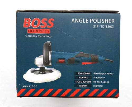 صاروخ تلميع وصنفرة احترافية 180 ملم – ماركة BOSS –...