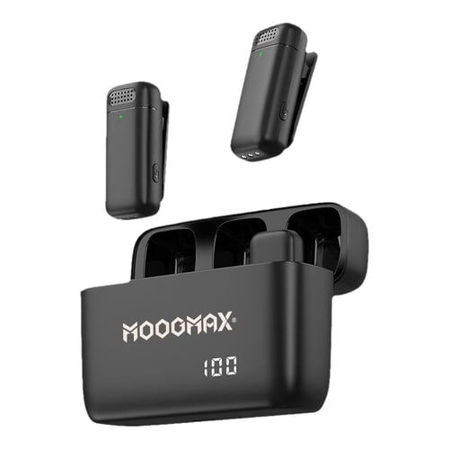 مايك لاسلكي مزدوج (Dual) احترافي، متوافق مع iPhone...