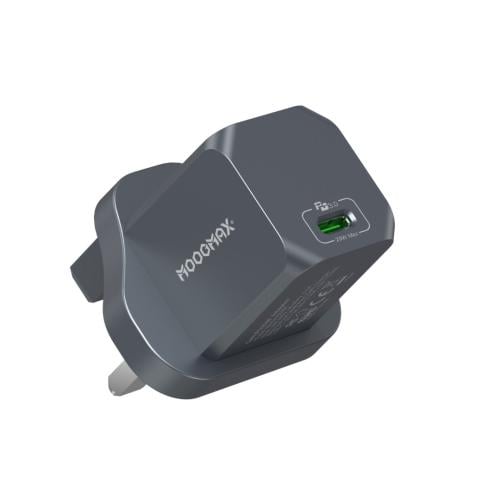 راس شاحن جداري GAN بي دي من موج ماكس بقوة 20 واط