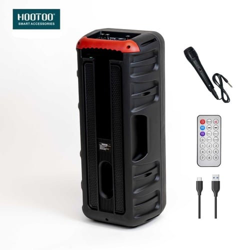 سبيكر حفلات بلوتوث كبير بطول 62 سم مع ميكروفون ومد...