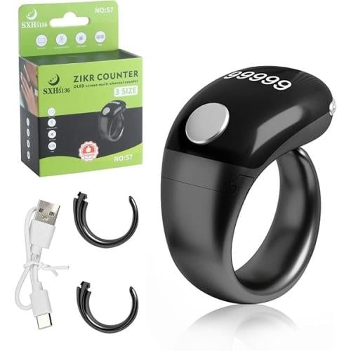 أول خاتم تسبيح ذكي في العالم – ضمان سنتين