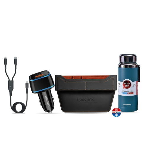 عرض السياره : منظم اغراض + مطاره 600 ملم + شاحن سي...