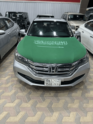 علم السعودية ثلاث قطع قماش ( 2 مرايات جانبية- 1 كب...